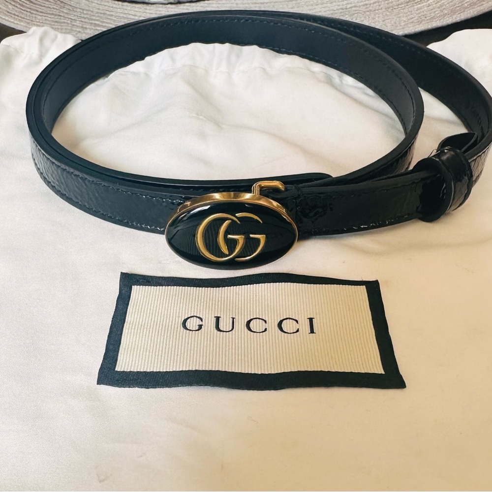 Authentic Gucci Slim Belt 85/34